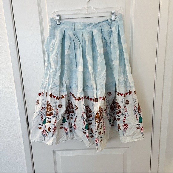 Hell Bunny Gingerbread A-Line Skirt - Picture 2 of 5